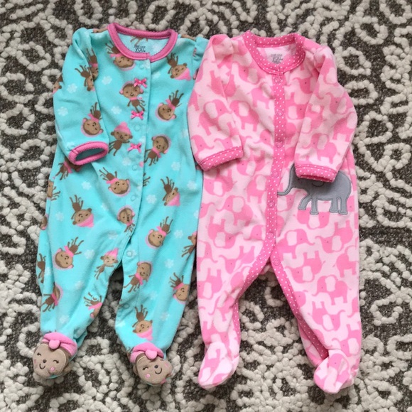 Carter's Other - 3 bundle of 3 mo fleece button up onesies Carter's Other - 3 bundle of 3 mo fleece button up onesies